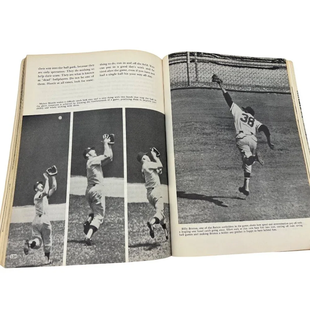 1961 Learning How Baseball Dick Siebert Vintage Instructional Book 500+ Photos - Picture 7 of 9
